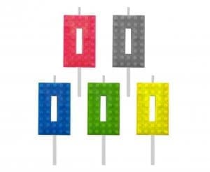 Blocks bursdagslys, nummer 0, høyde 5,5 cm_MGF