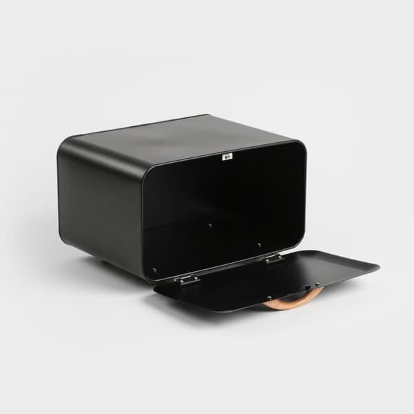 Brødboks | BIEN | rektangulær svart | 33x24x19 cm | 703836_MGF