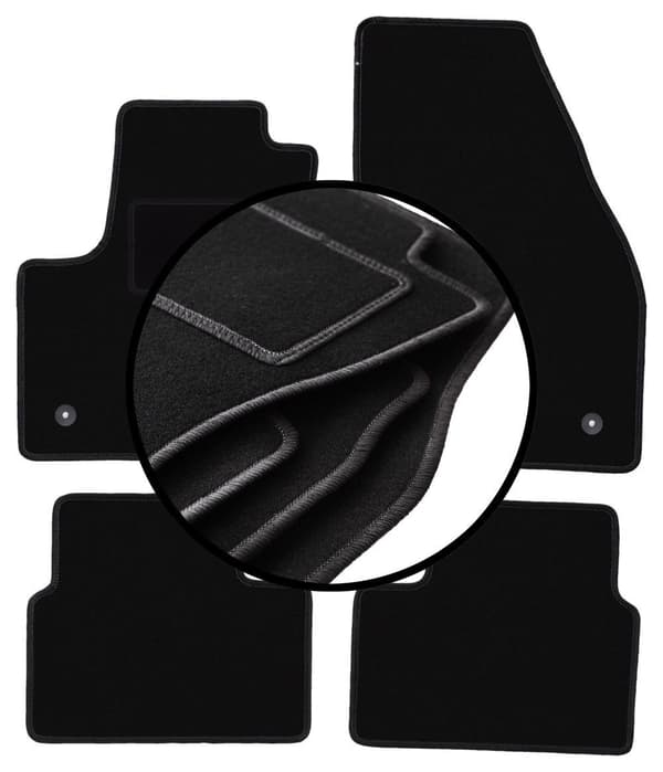 Velourmattor set för: Opel Meriva B minivan (2010-2017)_MGF