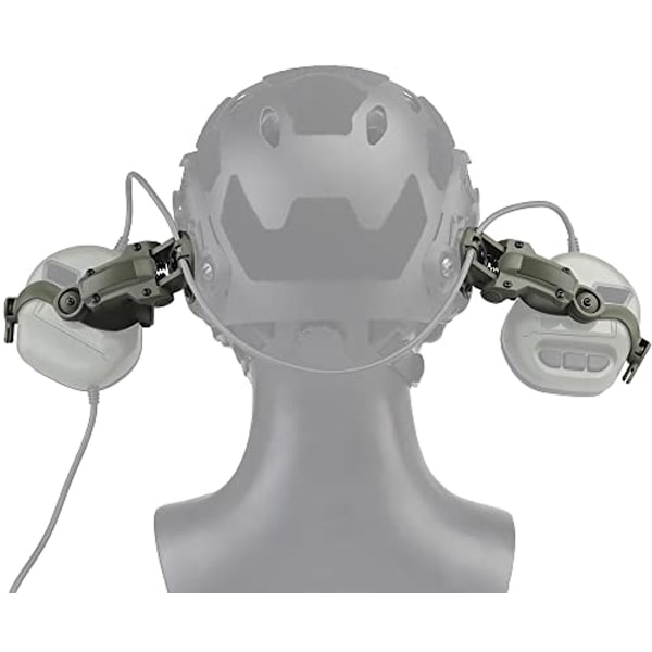 Hjelmskinneadapter til taktisk headset - Multi-vinkel rotation