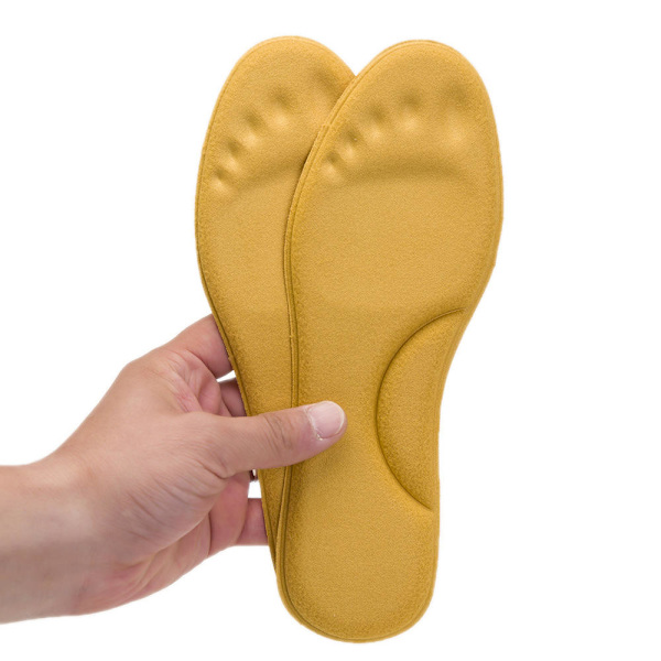 Self-heating constant temperature insole 1 pair Yellow Yellow