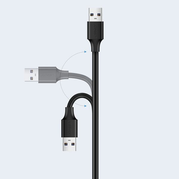 USB 2.0 -kaapelin jatkojohtoadapteri, 50 cm, musta_MGF