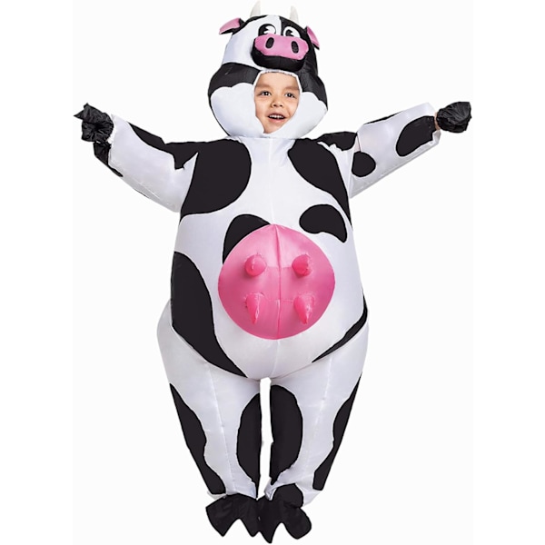 Oppustelig kostume, Deluxe oppustelig helkropskostume, Halloween, ko kostume - barn Parent