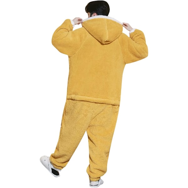 Unisex vuxen jumpsuits, djurdräkt onesie, nattklänning, pyjamas, hoodie, nattkläder, cosplay, kartong nattkostymer fest, halloween herrsponge L