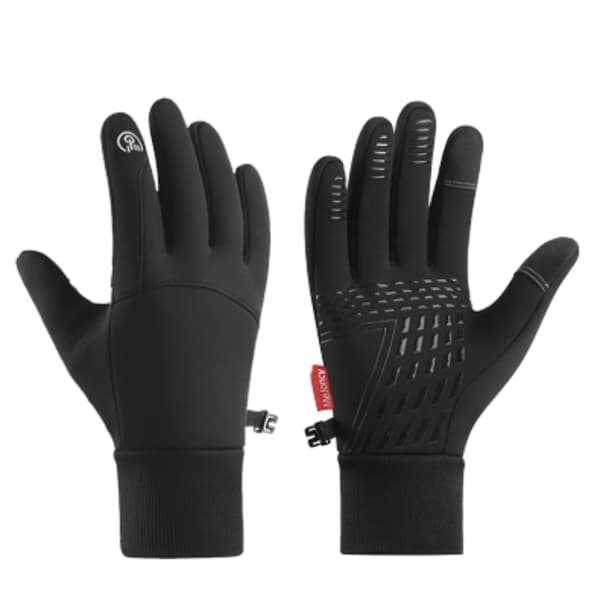 Vinterhandsker til touchskærm, vand- og vindtætte Sort XL Black XL