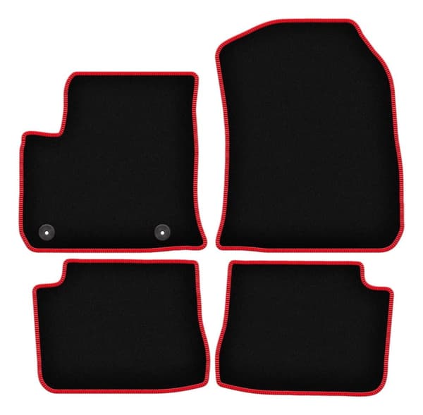 CARLUX-RED bilmåtter til: Opel e-Corsa F hatchback (2019-)_MGF