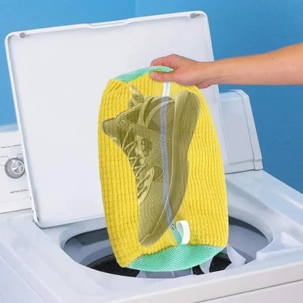 Kenkien pesupussit 2 kpl keltainen Yellow