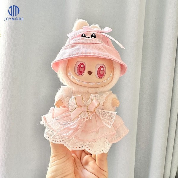 /NC/POP MART Labubu Macaron Legetøj Have a Seat Labubu Tøjsæt og Tilbehør Labubu Tøj 17cm Designere 15