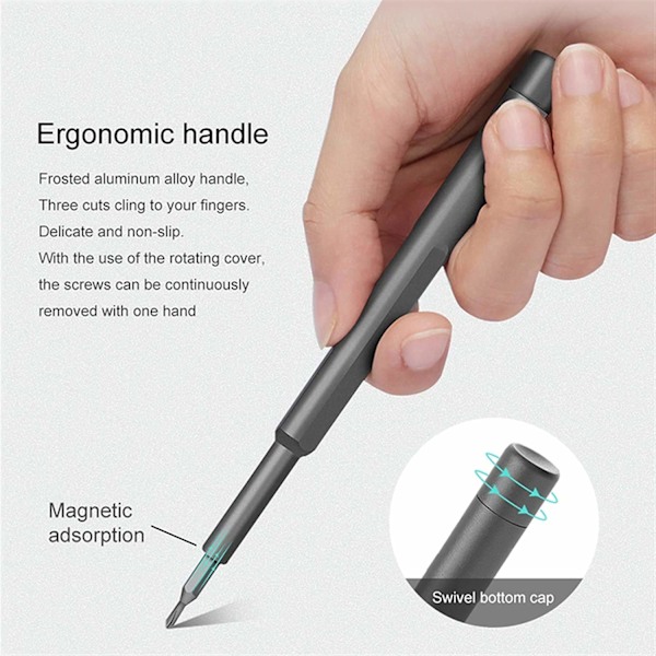 63-osainen Mini Precision -ruuvimeisselisetti Elektroninen Magneettinen Korjaustyökaluseti tietokoneille, laseille, iPhoneille, PS4:lle, Xboxille, Macbookille, kameroille, koruille