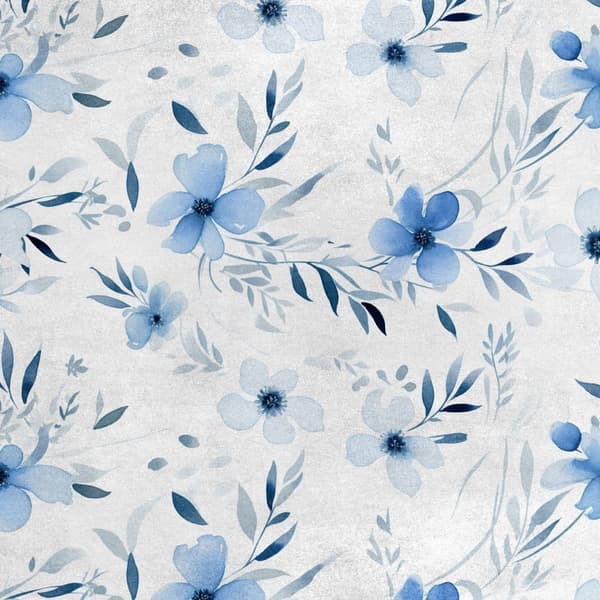 Kungligt sammetstyg i polyester för sömnad - Blommotiv - RDX2665_MGF