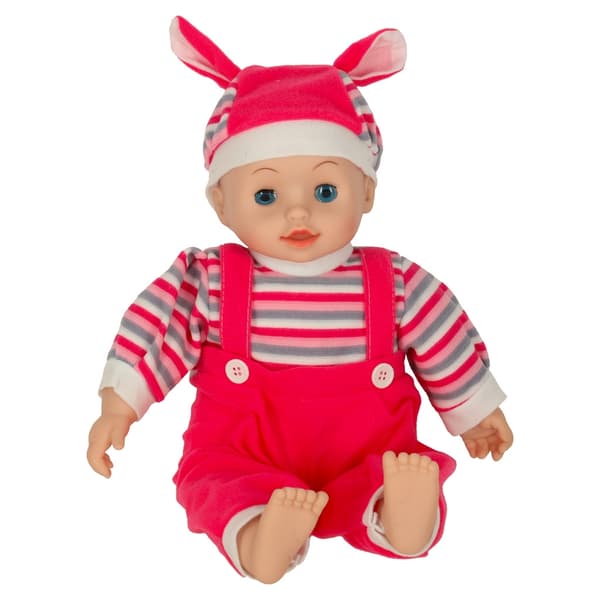 Maya babydukke med lyd rosa 40 cm_MGF
