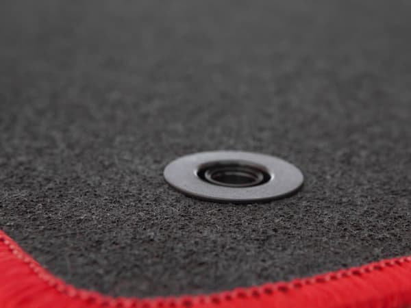 CARLUX-RØDE bilmåtter til: Daewoo Tico hatchback (1996-2001)_MGF