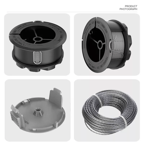 Udskiftningsspole med trimmerline til Bosch Universal GrassCut 18-26 Black Black
