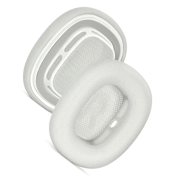 Öronkuddar för AirPods Max - Apple-tyg och silikon silver Silver