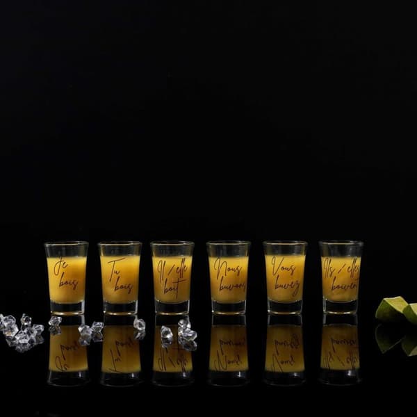 6 lasin setti Verres-teksteillä_MGF