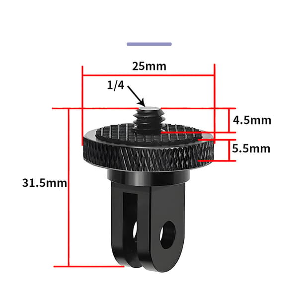 GoPro/insta360 GO 3 Action Camera Adapter Mount
