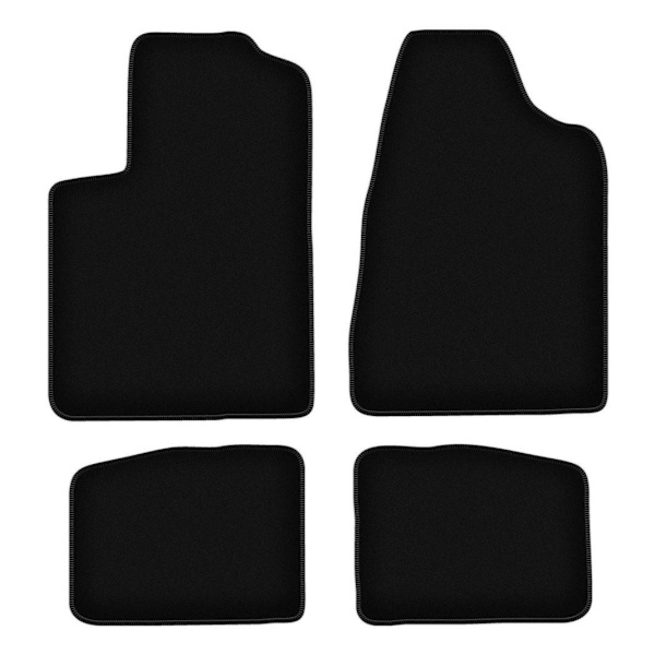 BASIC sorte velourmåtter til: Chrysler Sebring II sedan (2003-2007)_MGF