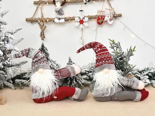 Julegnom nisse gardin velcrofæste_MGF