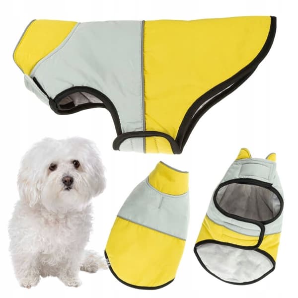 Vintertøj til hunde med reflekser, isolerende, velcro lukning, jakke M_MGF
