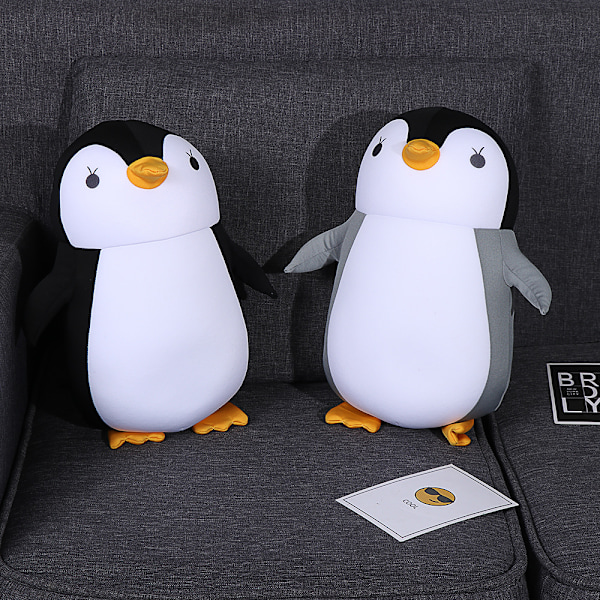 Bløde Puder U-Formet Rejsekudde SORT PENGUIN Black Penguin