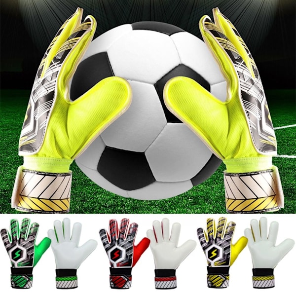 Målvaktshandskar Fotbollshandskar GULA STORLEK 5 gula yellow size 5