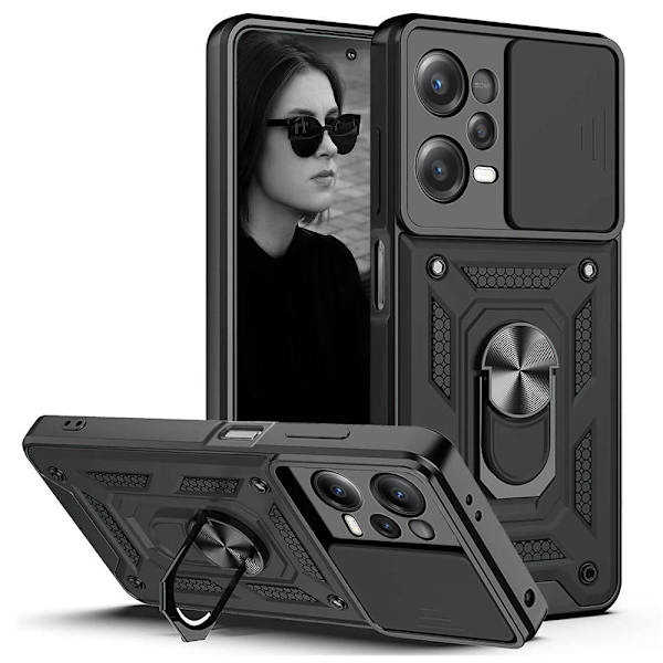 CamShield Pro-cover til Xiaomi Redmi Note 12 Pro+ 5G Sort_MGF