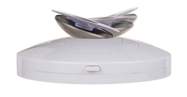 Meikkipeili LED-valolla ja imukupilla - Peili valaistuksella_MGF White