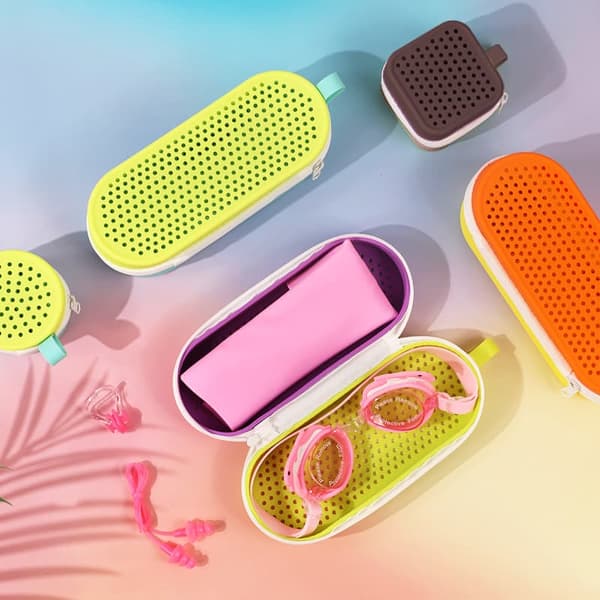 INF Swimming Goggles Case - Breathable Silicone Protective Case