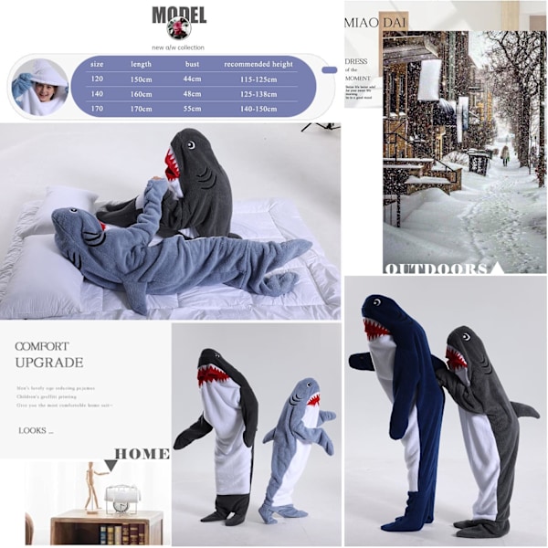 Unisex børnejumpsuits, 2023 kostume dyreonesie natkjole pyjamas hættede nattøj cosplay kigurumi nattøj jul halloween Val 3 170