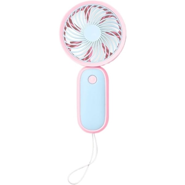 Mini Riippuva Köysi Pieni Tuuletin USB-lataus Sähkötuuletin Kannettava Hiljainen Kädessä Pidettävä Tuuletin (Sininen) Blue
