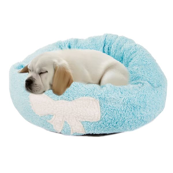 Fluffy hundeseng katteseng blødt pudebetræk sofaseng 35cm_MGF