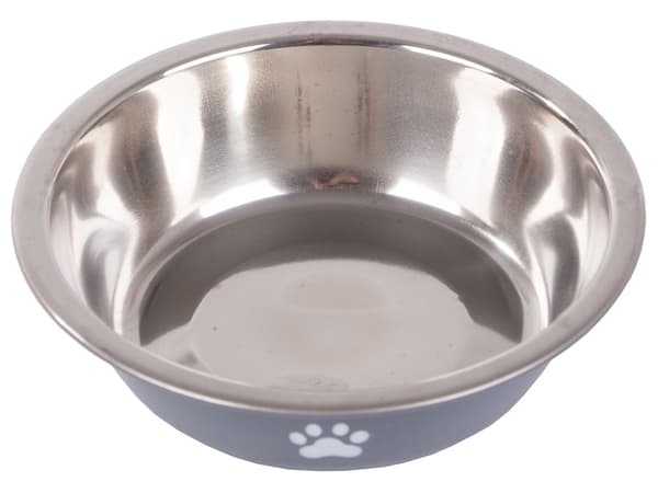 Anti-skrid metal til hunde kattefoder vandskål 150ml_MGF