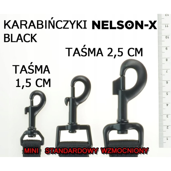 NELSON-X BLOMSTERIG SORT VENDELSNOR 2 M/2,5 CM STD SORTE BESLAG_MGF