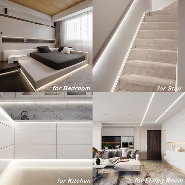 3m LED-stripe med batteri og fjernkontroll, vanntett LED-lysstripe, 8 moduser, dimbar, timer, selvklebende (kald hvit)_MGF