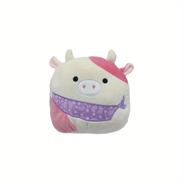 20 cm Squishmallow Pehmolelu ROSA KOIRA VAALEANPUNAINEN KOIRA Cow Pink Purple