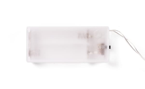 Lyskæde bomuldskugler LED 10 stk 1,52 m 2×AA_MGF