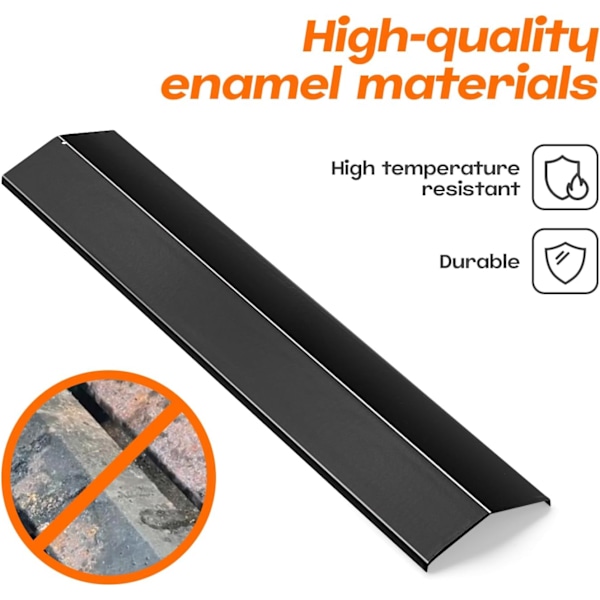 7636 & 67046 Flavorizer Bars til Weber GS4 Spirit 2 Dele, Erstatning for Weber Spirit E/S-310 320 330, Spirit II E-310 310 300 Grilldele, Flammeskjold 11851