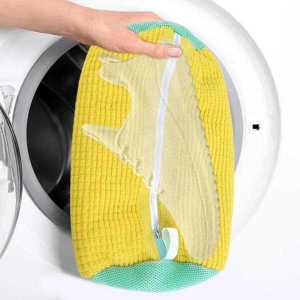 Kenkien pesupussit 2 kpl keltainen Yellow