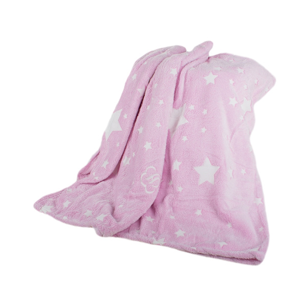 Teppe med selvlysende stjerner - 150x200cm_MGF Pink
