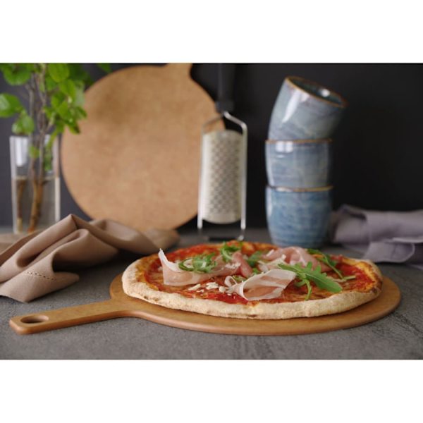 Pizzaspadebräda för servering och skärning, rund, diameter 305 mm - Hendi 505533_MGF