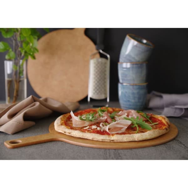 Pizzaspadebræt til servering og skæring, rund, diameter. 305 mm - Hendi 505533_MGF
