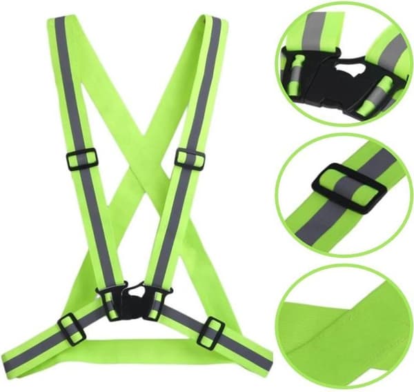Reflexband/Väst - Säkerhetsväst/Väst - Löpning/Cykling - Hög Synlighet - Säkerhet