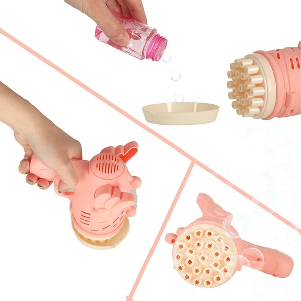 Saippuakuplapistooli - Saippuakuplat_MGF Pink