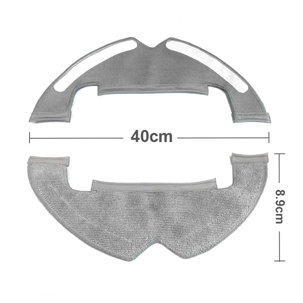 Moppiliina Dreame Bot D10 Plus/RLS3D/Z10 Pro/L10 Plus harmaa Gray