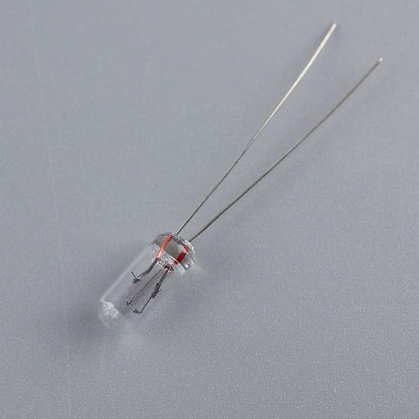 10 stk. miniature Edison glødelamper, klart glas til modelbelysning og elektronik 24V 5mm Clear 5mm: 24V