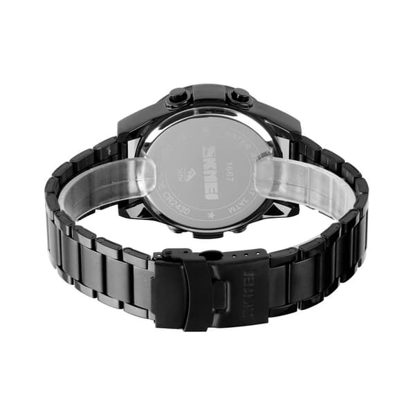 Mellemøsten Qibla ur (sort hvid urskive) - Perfet sort hvid_MGF black white