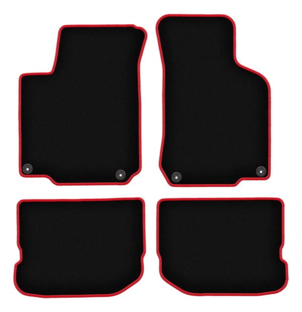 CARLUX-RED bilmåtter til: Seat Leon I hatchback (1999-2005)_MGF