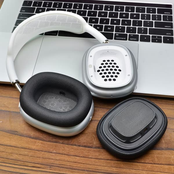 Ear Cushions for AirPods Max - Apple Fabric & Silicone Grey Grey