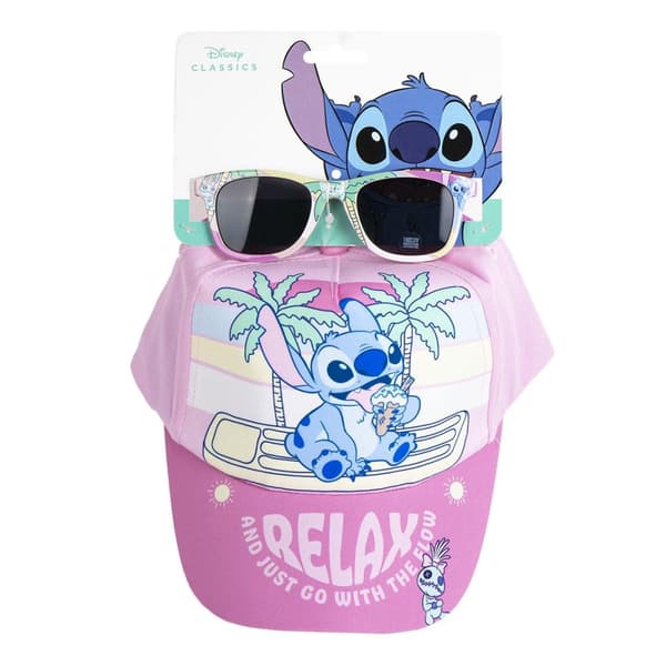 Disney Lilo & Stitch Afslappede solbriller og kasket-sæt_MGF