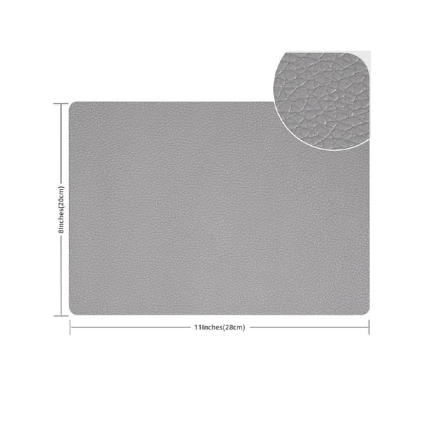 Self-Adhesive Repair Patch in PU Leather LightGrey LightGrey